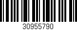 Código de barras (EAN, GTIN, SKU, ISBN): '30955790'