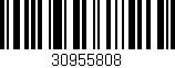 Código de barras (EAN, GTIN, SKU, ISBN): '30955808'