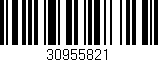 Código de barras (EAN, GTIN, SKU, ISBN): '30955821'