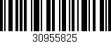 Código de barras (EAN, GTIN, SKU, ISBN): '30955825'