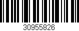 Código de barras (EAN, GTIN, SKU, ISBN): '30955826'