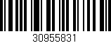 Código de barras (EAN, GTIN, SKU, ISBN): '30955831'