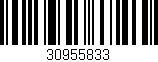Código de barras (EAN, GTIN, SKU, ISBN): '30955833'