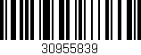 Código de barras (EAN, GTIN, SKU, ISBN): '30955839'
