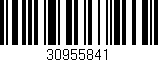 Código de barras (EAN, GTIN, SKU, ISBN): '30955841'