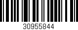 Código de barras (EAN, GTIN, SKU, ISBN): '30955844'