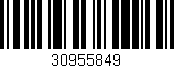 Código de barras (EAN, GTIN, SKU, ISBN): '30955849'