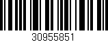 Código de barras (EAN, GTIN, SKU, ISBN): '30955851'
