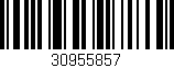 Código de barras (EAN, GTIN, SKU, ISBN): '30955857'