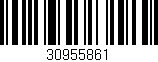 Código de barras (EAN, GTIN, SKU, ISBN): '30955861'