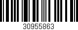 Código de barras (EAN, GTIN, SKU, ISBN): '30955863'