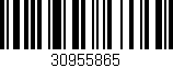 Código de barras (EAN, GTIN, SKU, ISBN): '30955865'