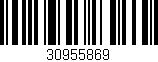 Código de barras (EAN, GTIN, SKU, ISBN): '30955869'