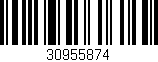 Código de barras (EAN, GTIN, SKU, ISBN): '30955874'