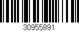 Código de barras (EAN, GTIN, SKU, ISBN): '30955891'