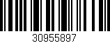 Código de barras (EAN, GTIN, SKU, ISBN): '30955897'
