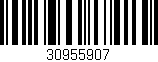 Código de barras (EAN, GTIN, SKU, ISBN): '30955907'