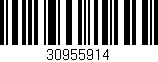 Código de barras (EAN, GTIN, SKU, ISBN): '30955914'
