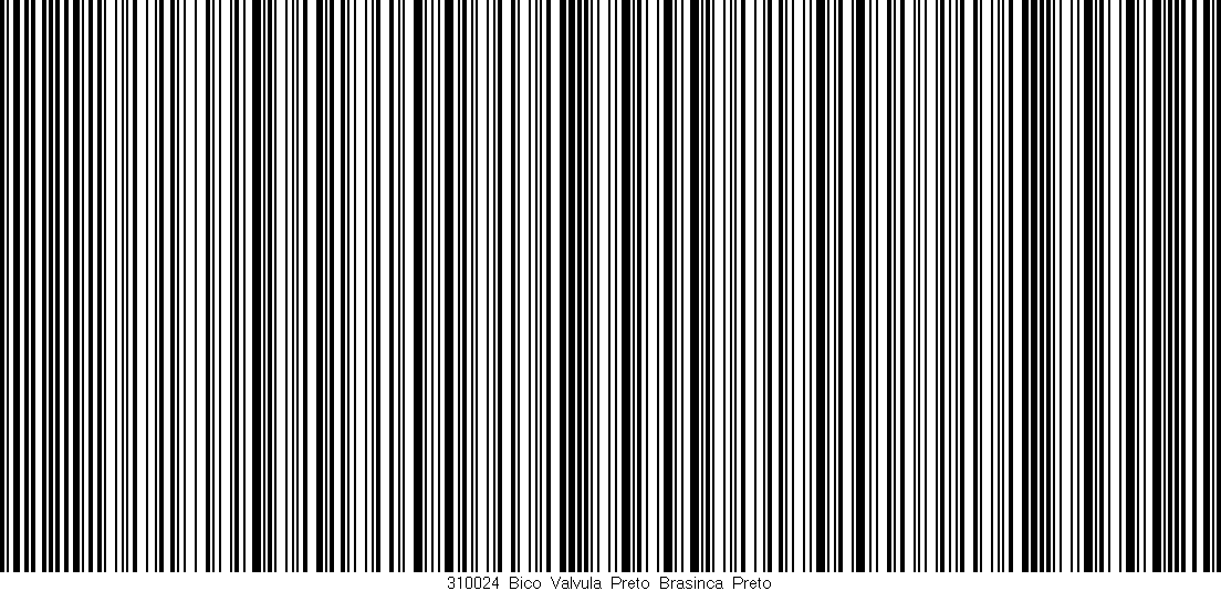 Código de barras (EAN, GTIN, SKU, ISBN): '310024_Bico_Valvula_Preto_Brasinca_Preto'