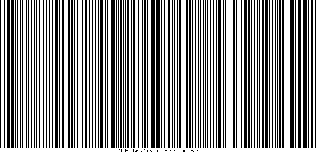 Código de barras (EAN, GTIN, SKU, ISBN): '310057_Bico_Valvula_Preto_Malibu_Preto'