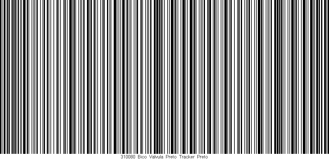 Código de barras (EAN, GTIN, SKU, ISBN): '310080_Bico_Valvula_Preto_Tracker_Preto'