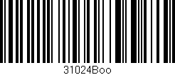 Código de barras (EAN, GTIN, SKU, ISBN): '31024Boo'