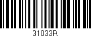Código de barras (EAN, GTIN, SKU, ISBN): '31033R'