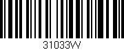 Código de barras (EAN, GTIN, SKU, ISBN): '31033W'