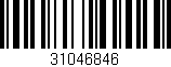 Código de barras (EAN, GTIN, SKU, ISBN): '31046846'