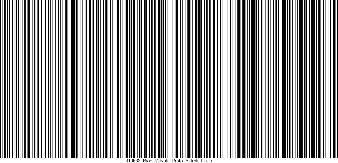 Código de barras (EAN, GTIN, SKU, ISBN): '310633_Bico_Valvula_Preto_Airtrek_Prata'