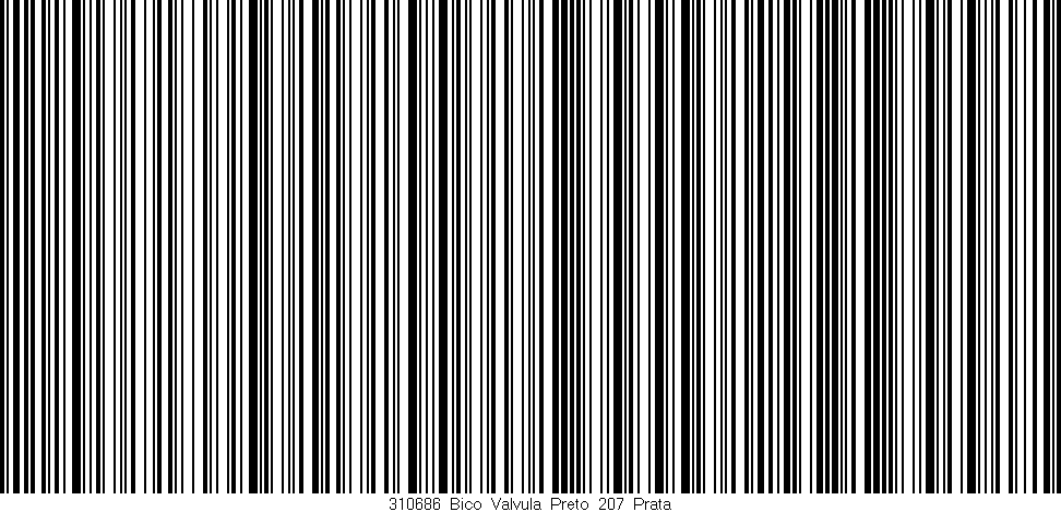 Código de barras (EAN, GTIN, SKU, ISBN): '310686_Bico_Valvula_Preto_207_Prata'