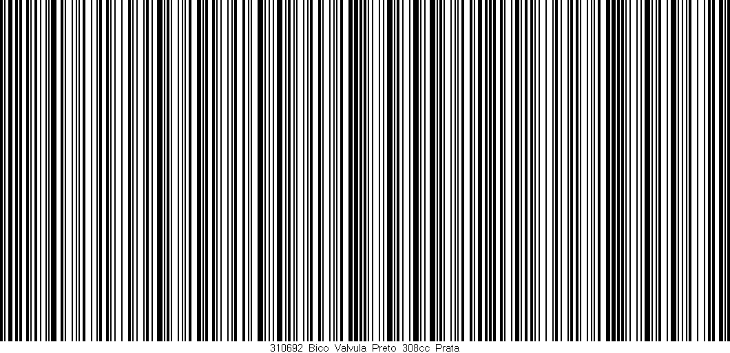 Código de barras (EAN, GTIN, SKU, ISBN): '310692_Bico_Valvula_Preto_308cc_Prata'