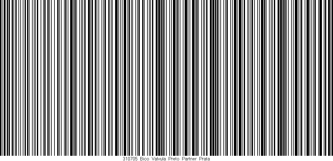 Código de barras (EAN, GTIN, SKU, ISBN): '310705_Bico_Valvula_Preto_Partner_Prata'