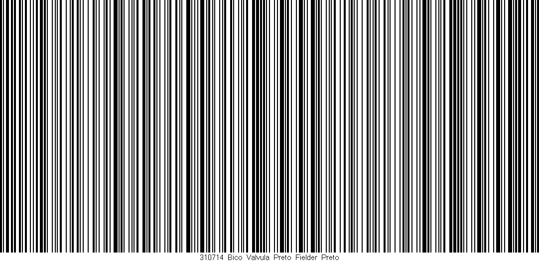 Código de barras (EAN, GTIN, SKU, ISBN): '310714_Bico_Valvula_Preto_Fielder_Preto'