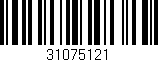Código de barras (EAN, GTIN, SKU, ISBN): '31075121'