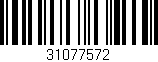 Código de barras (EAN, GTIN, SKU, ISBN): '31077572'
