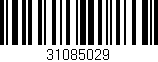 Código de barras (EAN, GTIN, SKU, ISBN): '31085029'