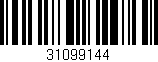 Código de barras (EAN, GTIN, SKU, ISBN): '31099144'