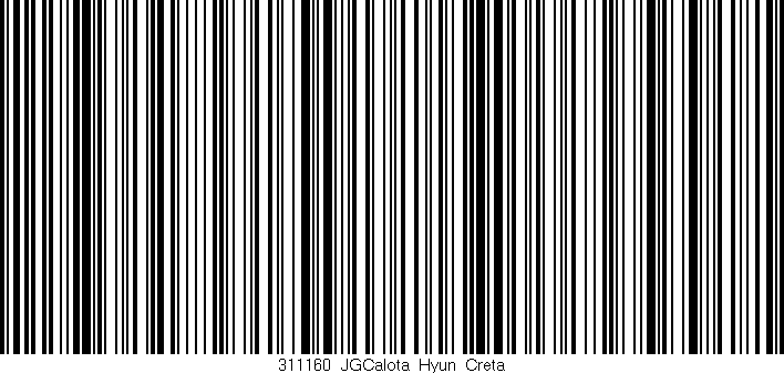 Código de barras (EAN, GTIN, SKU, ISBN): '311160_JGCalota_Hyun_Creta'