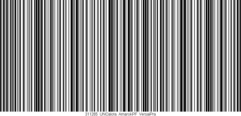 Código de barras (EAN, GTIN, SKU, ISBN): '311265_UNCalota_AmarokPF_VersaiPra'