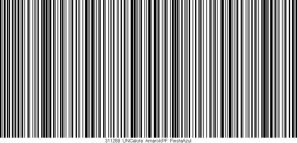 Código de barras (EAN, GTIN, SKU, ISBN): '311269_UNCalota_AmarokPF_FiestaAzul'