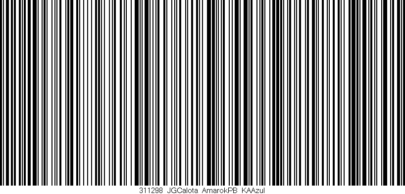 Código de barras (EAN, GTIN, SKU, ISBN): '311298_JGCalota_AmarokPB_KAAzul'