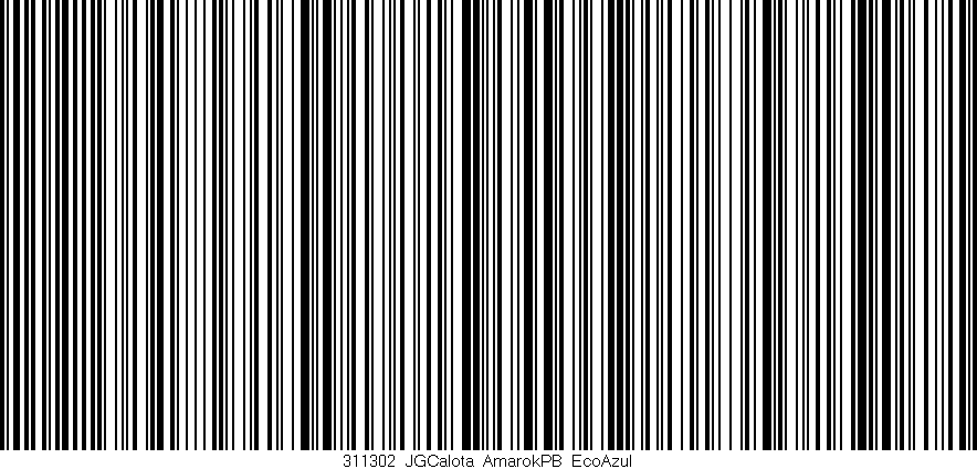 Código de barras (EAN, GTIN, SKU, ISBN): '311302_JGCalota_AmarokPB_EcoAzul'