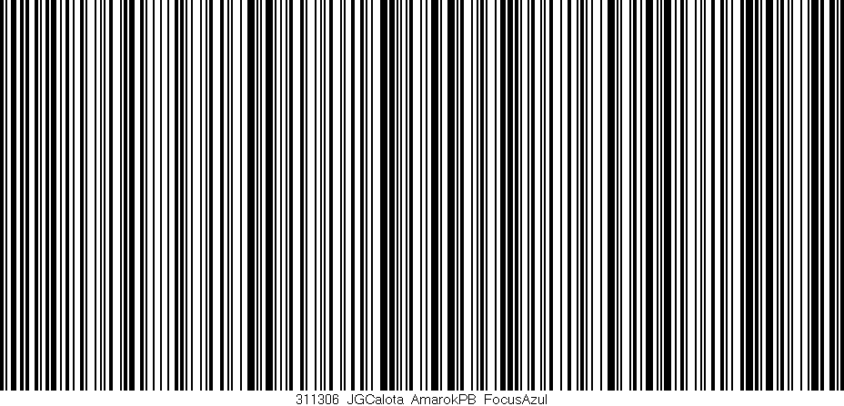 Código de barras (EAN, GTIN, SKU, ISBN): '311306_JGCalota_AmarokPB_FocusAzul'