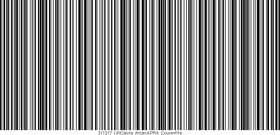 Código de barras (EAN, GTIN, SKU, ISBN): '311317_UNCalota_AmarokPRA_CourierPra'