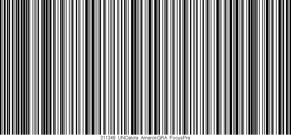 Código de barras (EAN, GTIN, SKU, ISBN): '311348_UNCalota_AmarokGRA_FocusPra'