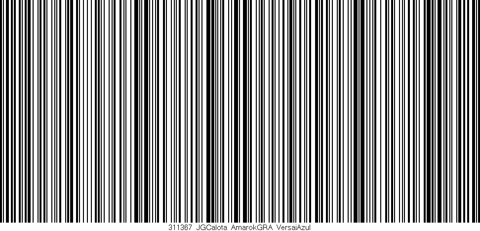 Código de barras (EAN, GTIN, SKU, ISBN): '311367_JGCalota_AmarokGRA_VersaiAzul'