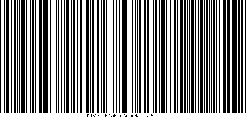 Código de barras (EAN, GTIN, SKU, ISBN): '311516_UNCalota_AmarokPF_205Pra'