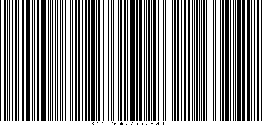 Código de barras (EAN, GTIN, SKU, ISBN): '311517_JGCalota_AmarokPF_205Pra'