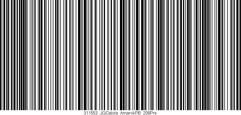 Código de barras (EAN, GTIN, SKU, ISBN): '311553_JGCalota_AmarokPB_208Pre'